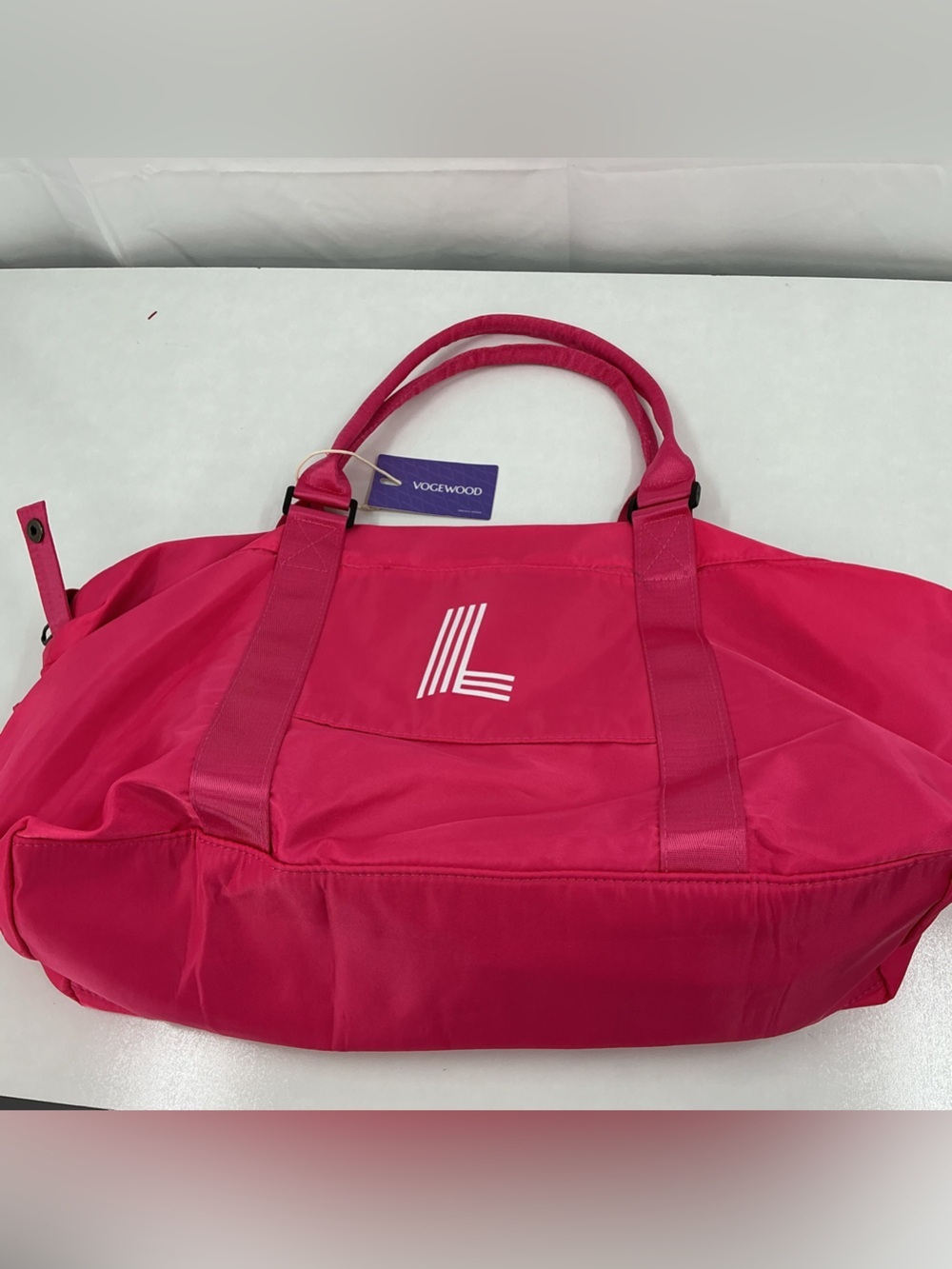 Vibrant Pink Travel Tote Bag D21
